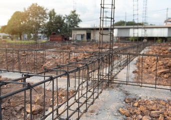 reinforced concrete foundation beam