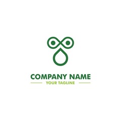 Cute animal icon logo vector