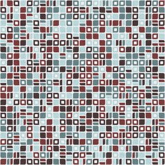 Fototapeta premium Abstract Geometric Pattern generative computational art illustration