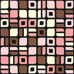 Abstract Geometric Pattern generative computational art illustration