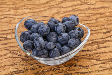 Sweet fresh juicy blueberries heap