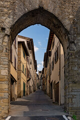 Obraz premium Altstadt von Cortona in der Toskana in Italien