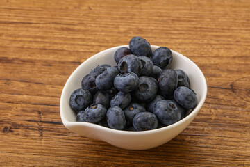 Ripe sweet tasty blueberries heap