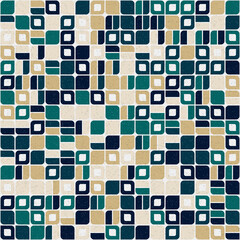 Abstract Geometric Pattern generative computational art illustration
