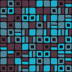 Abstract Geometric Pattern generative computational art illustration