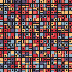 Abstract Geometric Pattern generative computational art illustration
