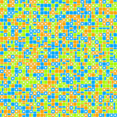 Abstract Geometric Pattern generative computational art illustration