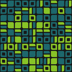 Abstract Geometric Pattern generative computational art illustration