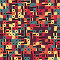 Abstract Geometric Pattern generative computational art illustration