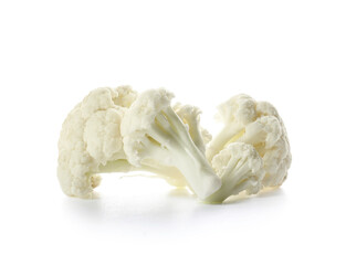 Cauliflower cabbage on white background
