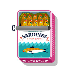 Can of Sardines - obrazy, fototapety, plakaty