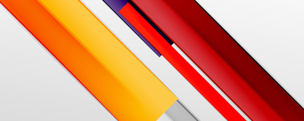 Multicolored lines background. Design template for business or technology presentations, internet posters or web brochure covers