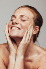 Freckles are beautiful
