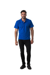 Fototapeta premium Full length portrait of handsome man