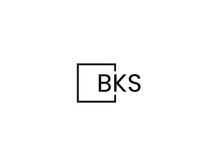 BKS letter initial logo design vector illustration