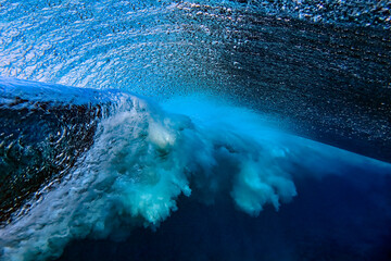 Underwater shot of ocean wave, Indian Ocean
