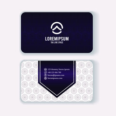 Business card template and name card design