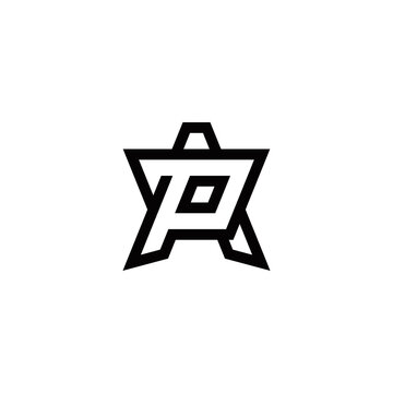 p a pa ap initial logo design vector template
