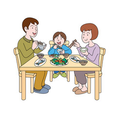 家族の食事
