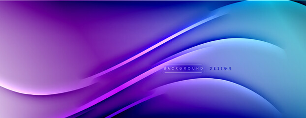 Abstract background. Shadow lines on bright shiny gradient background.