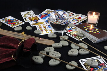 future clairvoyance faith divination runes letters witchcraft belief