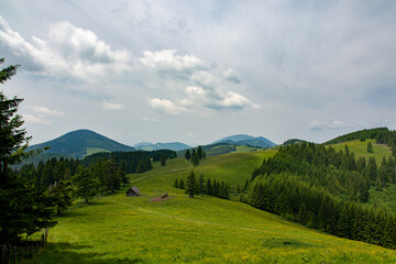 Obraz premium View of the Sommeralm in Styria, Austria