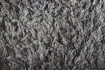 Grey carpet protects heat gives heat long hair