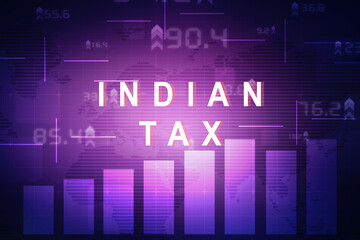 2d rendering Stock market online business concept. business Graph 
