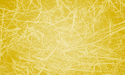 The texture of yellow, golden straw. Abstract rectangular background for big sales banner. Vector illustration. Basis, template, substrate for any decor, text, logo. Use for notebooks, diaries, etc.