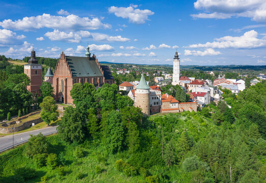 Miasteczko Biecz z g&oacute;ry