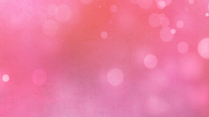 淡い水彩風のピンク色の背景と大きな粒子のキラキラしたさわやかな壁紙