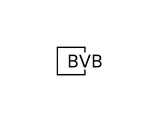 BVB letter initial logo design vector illustration