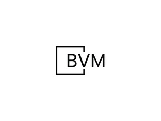 BVM letter initial logo design vector illustration