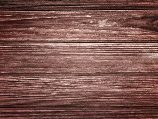 Old dark planks background or texture with vignette.