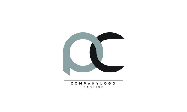 Abstract initial monogram letter alphabet logo design