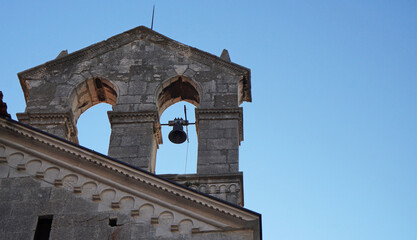 bell tower of the church, St. Francis monastery, Pula, Croatia