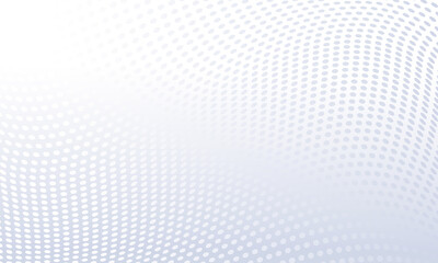 Modern White Wavy Halftone Background