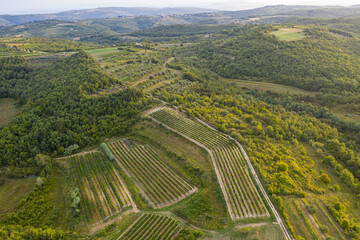 European aerial landscape