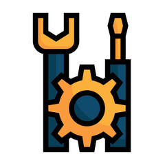 repair filled outline icon