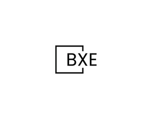 BXE Letter Initial Logo Design Vector Illustration