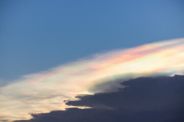 Iridescent Pileus Cloud.