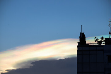 Iridescent Pileus Cloud.