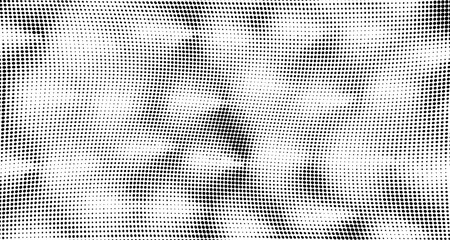 Seamless halftone dots pattern texture background
