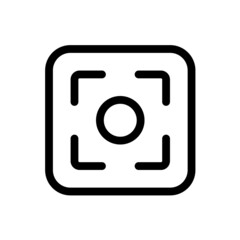 Screenshot icon with square style
