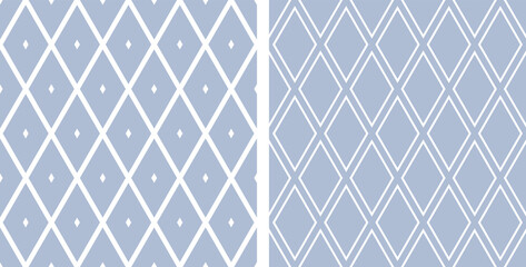 Seamless geometric diamonds patterns.