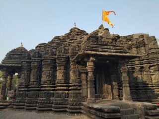 Archaeological  Hindu Shiva temple from India.  