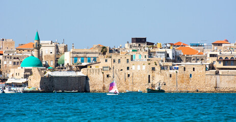 The old town of Acre in Israel.