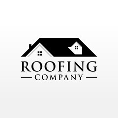 Real estate roof logo design inspiration