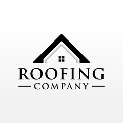 Real estate roof logo design inspiration