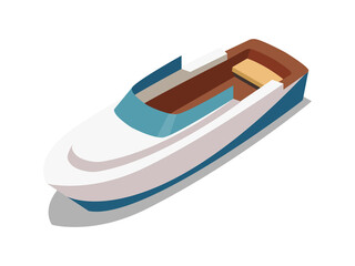 Isometric Yacht Icon